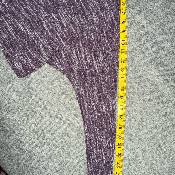 Purple Crop Sweater Top - Picture 4 of 6